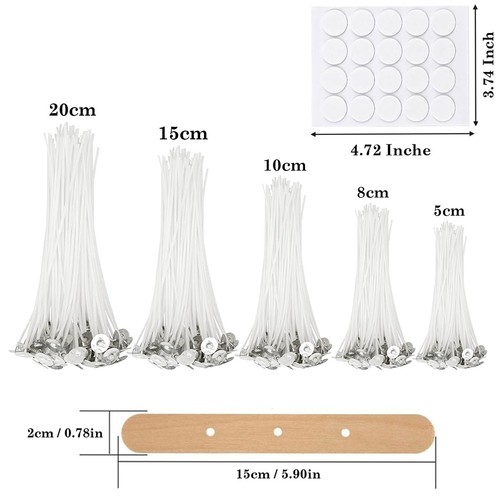 Pre waxed candle wicks - waxed,