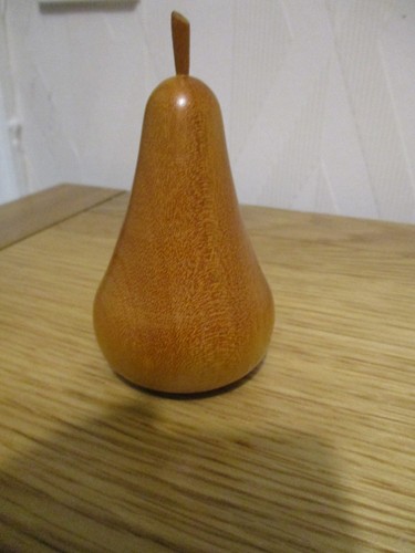 Treen wooden pear - wooden,