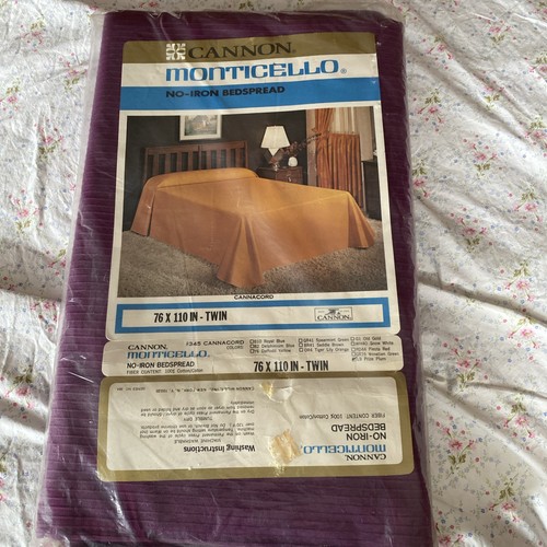 Vintage nip cannon bedspread - vintage,