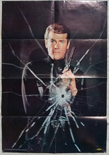 James Bond - Rare Scandecor 1973  -Live and Let Die- poster Roger Moore