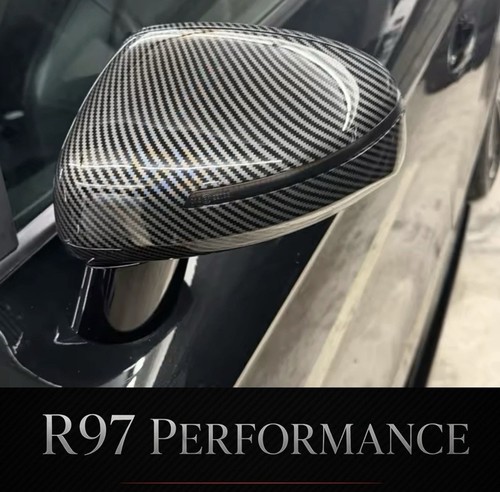 Carbon fibre wing mirror cover - carbon,