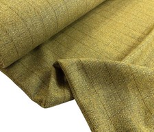 Olive Herringbone Wool Fabric