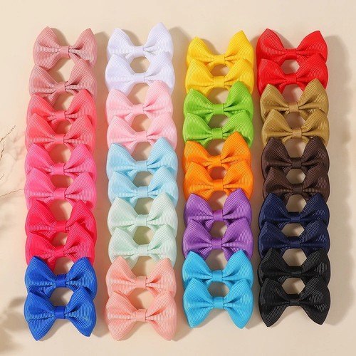 40pcs random color bow ribbon - 40pcs,