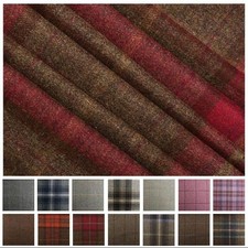 Shetland Wool Tartan Tweed