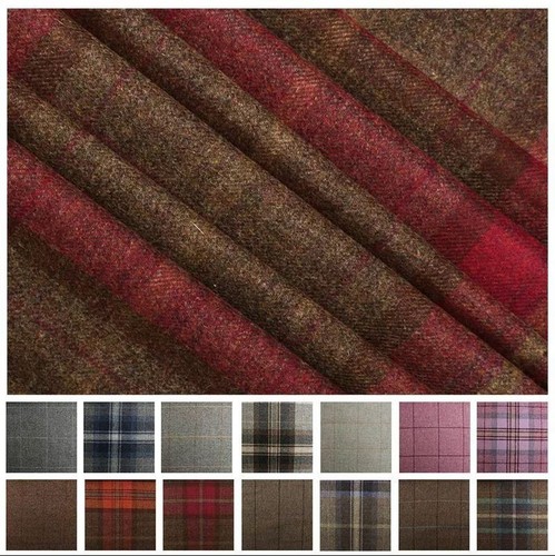 Shetland wool tartan tweed - shetland,
