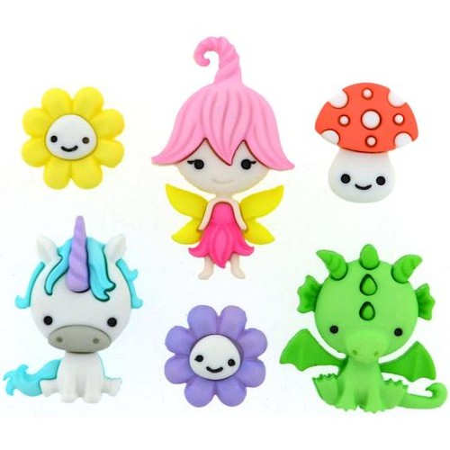 Dress buttons fairies - dress,