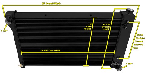 Row black finish - kr, radiator