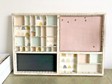Upcycled Vintage Printer’s Tray Display Board – Decorative Keepsake/Pin Board