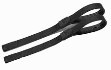 Bates Leather Webbers Single Strap Non Stretch Stirrup Leathers Brown/Black/Hava