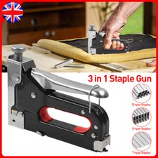3000PCS Staplers Powerful Heavy Duty Tacker Staple Gun Wood Craft Upholstery UK