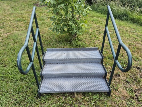 Static caravan steps metal - steps, 3