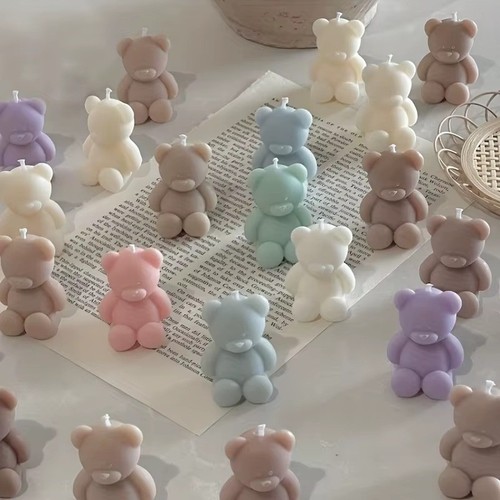 Bear silicone candle - 3d,