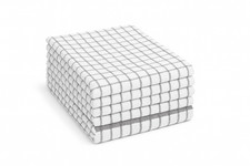 Check tea towels 12 pack - check,