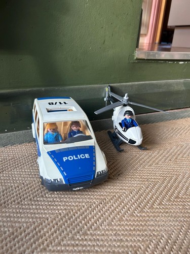 Playmobil police car and
