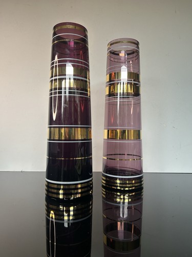Borske sklo union vase - sklo, pair