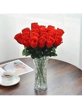 30pcs Artificial Red Rose