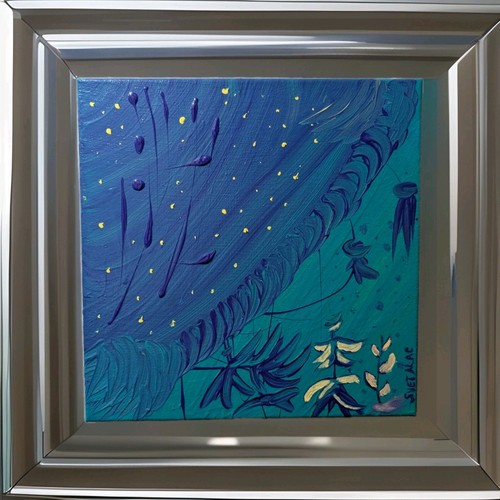 Canvas acrylic abstract - acrylic,