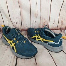 ASICS 'Trail Scout 3' Shoes Mens Size 8 Teal Running Trail Hiking Sneakers VGC
