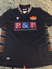 Edinburgh Rugby Macron 2019/20 Navy Home Shirt. Excellent Condtion. Men Size M