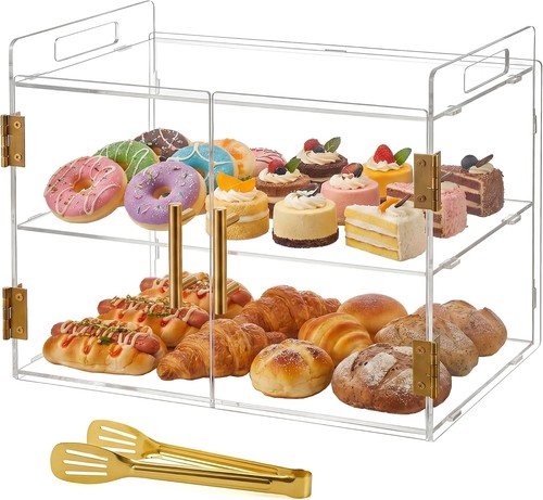 Acrylic bakery display case - bakery,