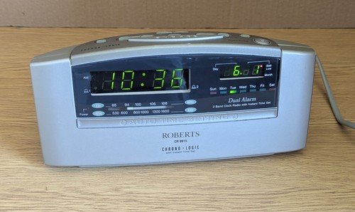 Roberts cr9915 dual alarm - roberts, 2