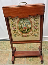 Vintage Tapestry Fire Screen