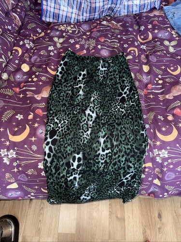 Whistles green midi skirt size - whistles,