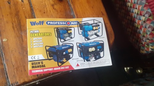 Petrol generator wolf power - generator,
