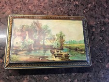 Sharps Toffee Tin - Edward Sharp & Sons Kreemy Works Antique - Haywain Picture
