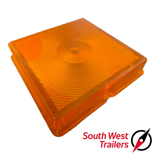 Orange rear indicator lens - rear,