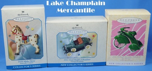 Hallmark ornaments lot 3 - hallmark,
