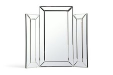 HOME BEVELLED TRIPLE DRESSING TABLE MIRROR