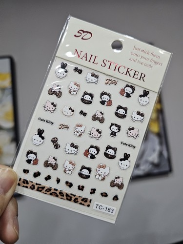 Hello kitty nail art - kitty,