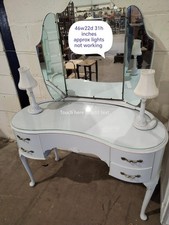 Olympus Louis Style Dressing Table with Mirrors
