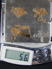 5.6 Grams 14K Necklace &