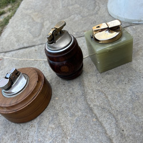 Vintage table lighters - table,