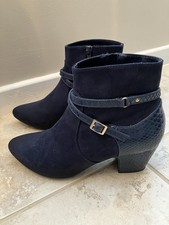 Ladies Tu Dark Blue Ankle