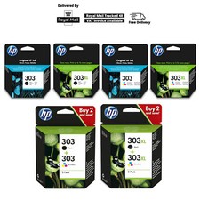 Genuine HP 303 / 303XL Black &
