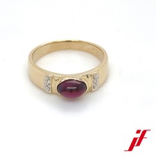 Ring in 585/- yellow/white