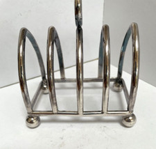 antique silver plate toast