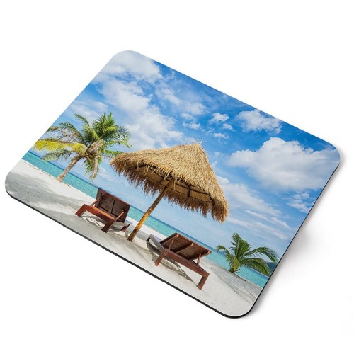 Mouse mat pad tropical beach - mouse,