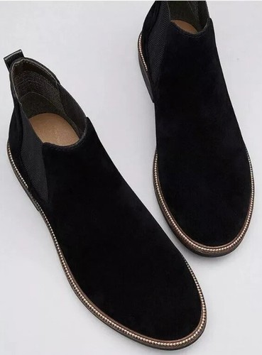 Mens find suede - chelsea, boots