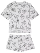 Ladies Pyjamas DISNEY THUMPER Women 6 to 24 T-Shirt Shorts Nightwear Primark