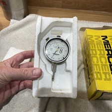 Mercer Type 252 Dial Gauge 0.01mm Graduation 25mm Travel Boxed Unused (1.3)