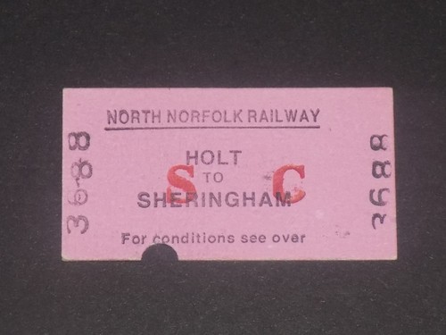 North norfolk railway holt - holt, to