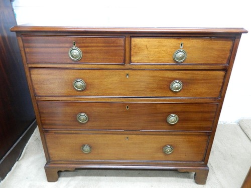 Edwardian mahogany chest - mahogany, of