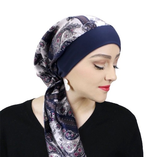 Turban hat elastic headscarf - turban,