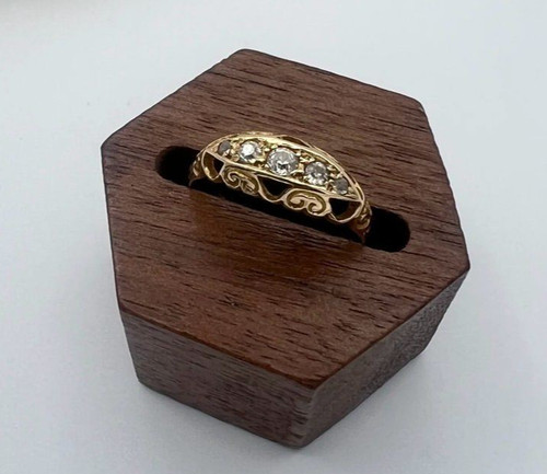 Antique 18ct gold diamond - antique,