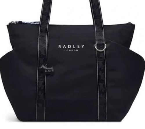 Radley black handbag tote - black,