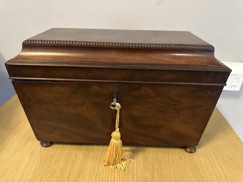 Antique georgian mahogany tea - georgian,